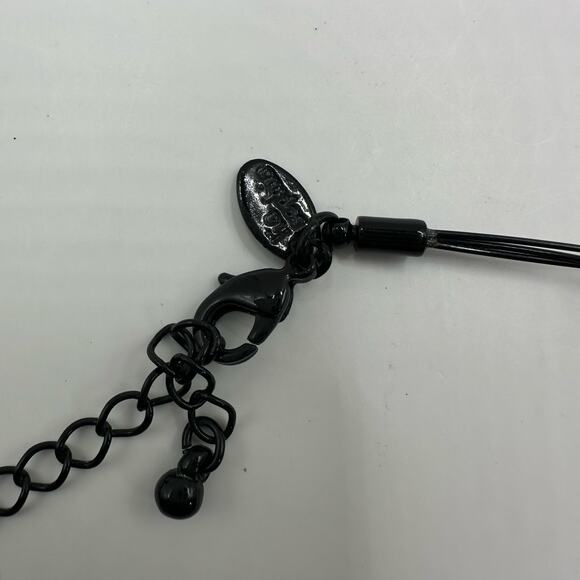 Lia Sophia Black Moonstruck Detachable Pendant Necklace - Picture 9 of 10